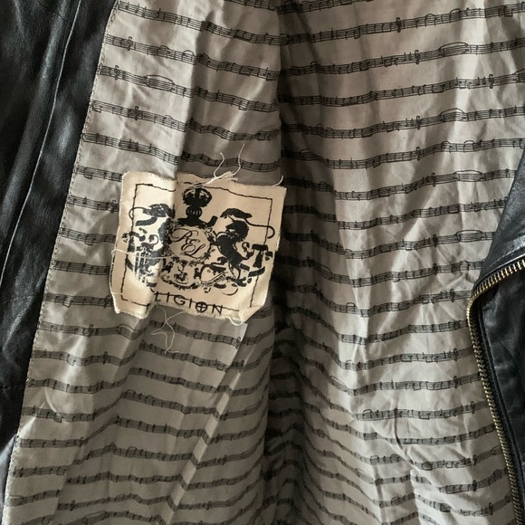 Religion Leather Moto Jacket XL - Picture 9 of 10